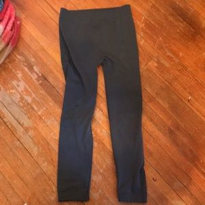 Grey fleece lined leggings/tights